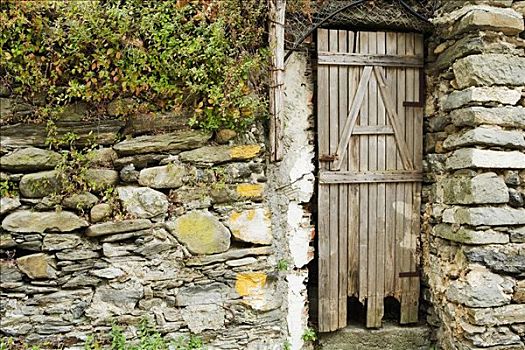 门,房子,五渔村国家公园,维纳扎,拉斯佩齐亚,利古里亚,意大利