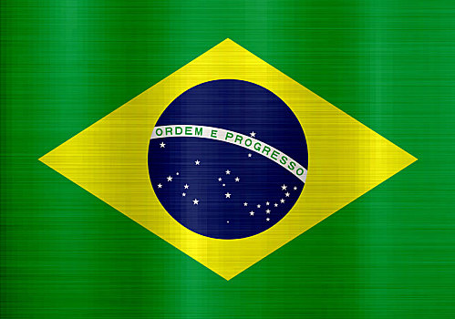 巴西,国旗,插画