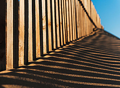 栅栏,特写,沙丘,西班牙