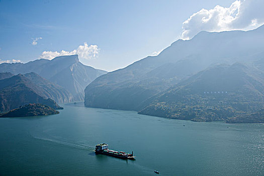 长江三峡奉节江河水域