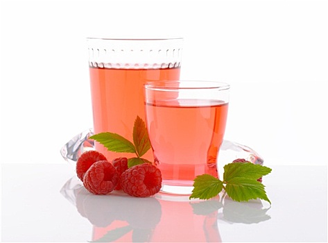玻璃杯,树莓,味道,水