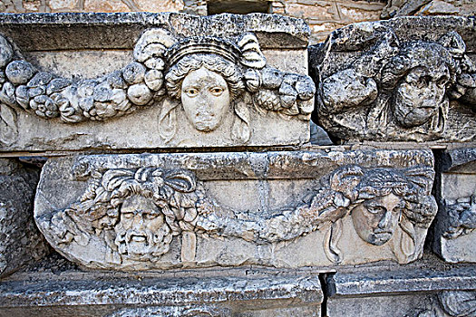 柱廊,阿芙洛蒂西亚斯,土耳其