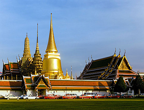 玉佛寺,庙宇,皇宫,皇家,契迪,曼谷,中心,泰国,亚洲