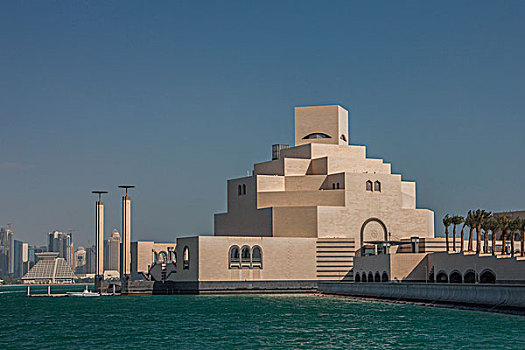卡塔尔,多哈,城市,博物馆,伊斯兰艺术