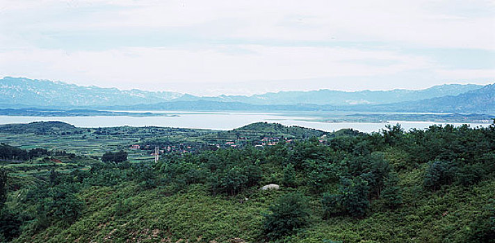 北京密云水库全景