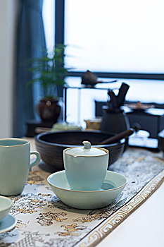 茶室设计,茶室,茶具,分杯器