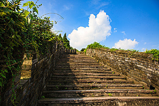 台阶,城墙
