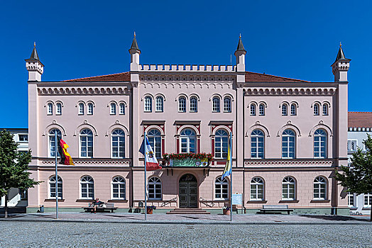 市政厅,梅克伦堡前波莫瑞州,德国,欧洲