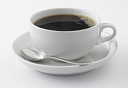 黑咖啡,白色,杯子
