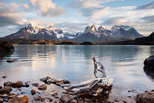 山丘,裴赫湖,托雷德裴恩国家公园,智利,南美