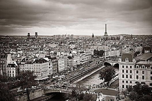 巴黎,法国,五月,屋顶,风景,街道,埃菲尔铁塔,人口,2米,首都,城市