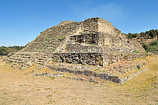 金字塔,发掘地,场所,墨西哥,北美