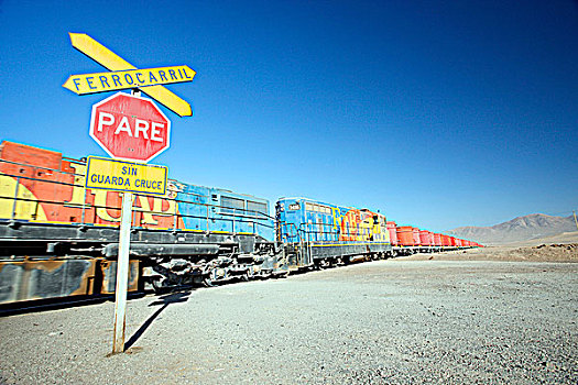 智利,阿塔卡马沙漠,列车