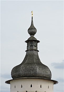 木质,圆顶,塔,罗斯托夫,克里姆林宫,俄罗斯