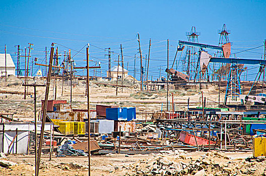 油,地点,石油业,半岛,阿塞拜疆