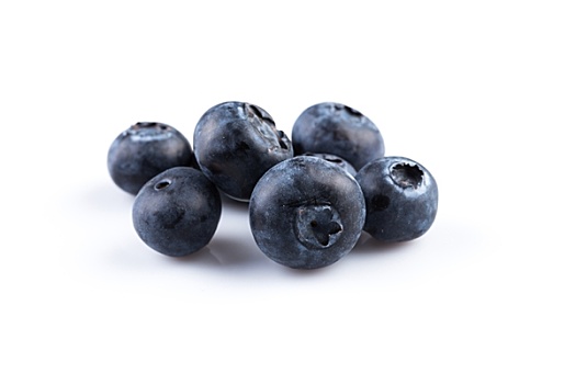 蓝莓,白色背景,背景