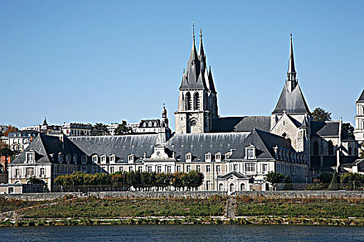 法国,布卢瓦,教堂,12世纪,13世纪,世纪,卢瓦尔河