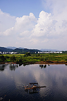 月亮湾,山水,风光,风景,婺源