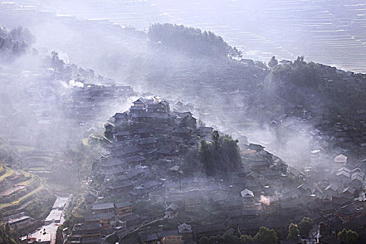 贵州雷山县西江千户苗寨