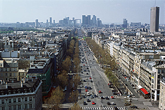 巴黎,法国,风景,道路,大,拉德芳斯