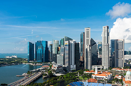 新加坡滨海湾景观