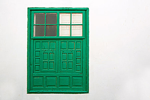 兰索罗特岛,特盖斯,绿色,窗户,加纳利群岛