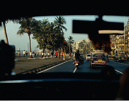 出租车,孟买,印度