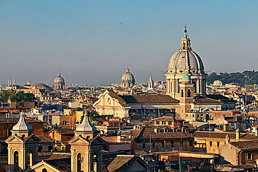 圆顶,罗马,古建筑,特写,意大利