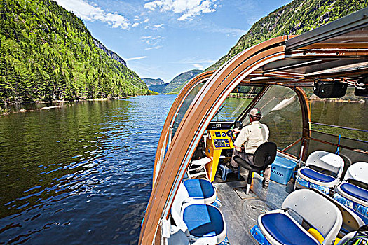小船,国家公园,一个,夏洛瓦,世界,生物保护区,魁北克,加拿大
