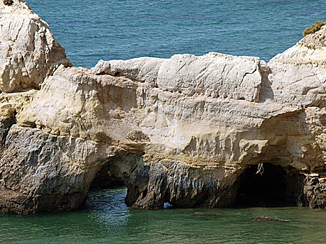 独特,岩石构造,葡萄牙,海岸
