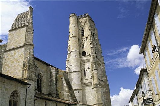 法国,圣徒,教堂塔