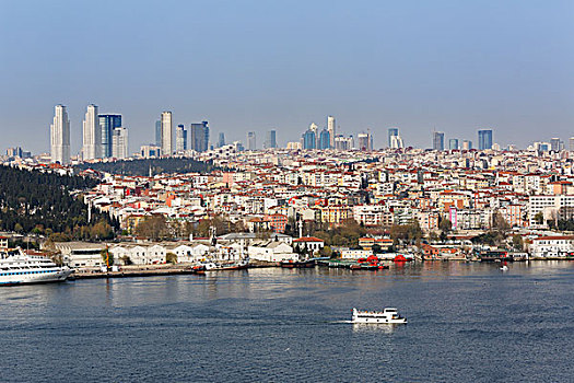 金角湾,区域,伊斯坦布尔,欧洲,土耳其,亚洲