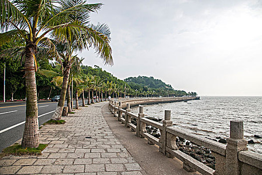 广东省珠海市情侣中路海滨大道