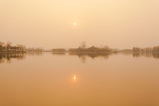 西安鄠邑渼陂湖
