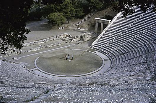 古老,剧院,希腊
