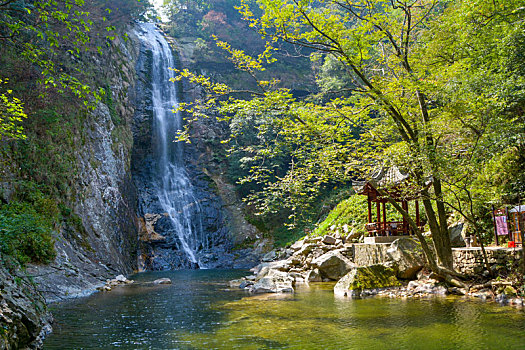 湖北天堂寨国家地质公园夏日风光