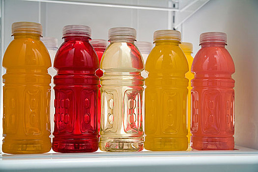 瓶子,果汁,冰箱