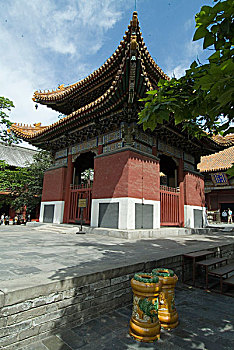 喇嘛,庙宇,北京,中国,宫殿,平和,和谐