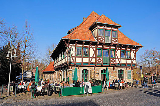 餐馆,明斯特地区,区域,北莱茵威斯特伐利亚,德国,欧洲