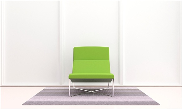 绿色,座椅,室内