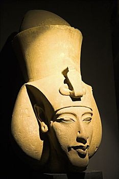 半身像,第十八王朝,国家博物馆,亚历山大,埃及