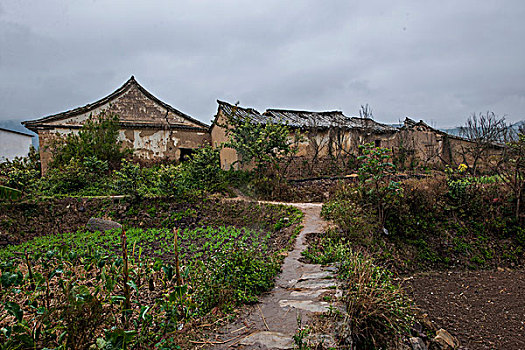 世界建筑遗产----云南建水团山村里已废弃的民宅