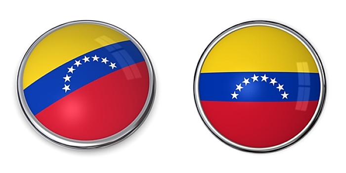 旗帜,扣,委内瑞拉