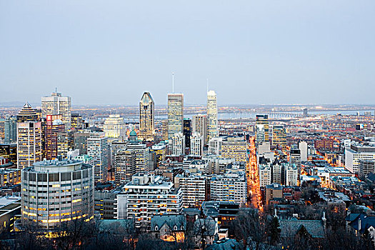城市风光,蒙特利尔,魁北克,加拿大