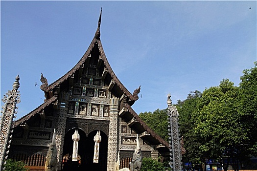 寺院,清迈,泰国