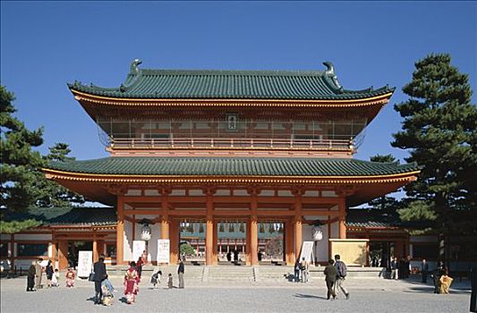 平安神宫,京都,本州,日本