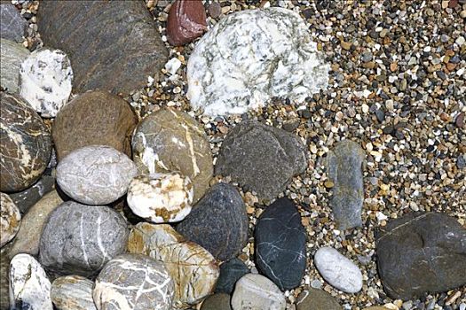 湿,鹅卵石,石头