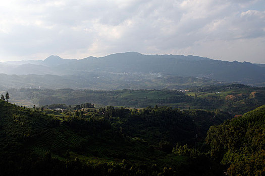 贵州,大山,村落,村庄,民居,田野,稻田,土地,梯田,河流,风景,绿水青山