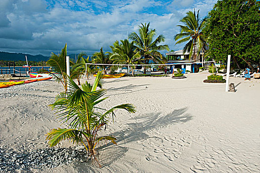 白沙滩,隐避处,岛屿,靠近,维拉港,瓦努阿图,南太平洋