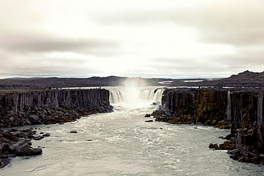 瀑布,冰岛,风景